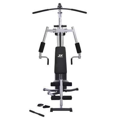 JX-187F Multifunction Weight Stack Machine, Selectorized Lat Pulldown, Low Row, Chest Press
