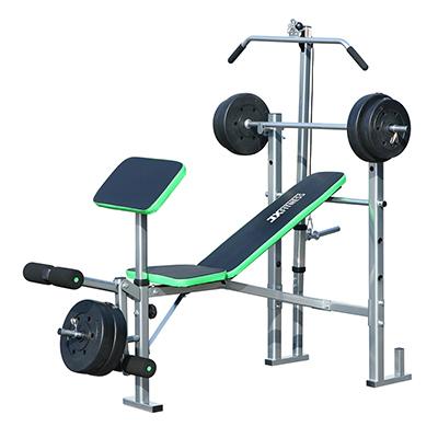 WM-203 Multi-use Adjustable Weight Bench with Low Row
